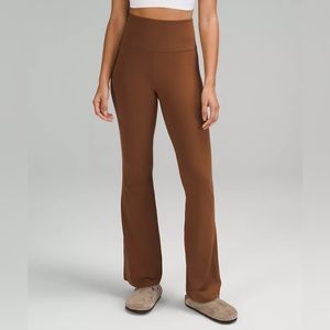 Lululemon Groove Super-High-Rise Flared Pant, Roasted Brown